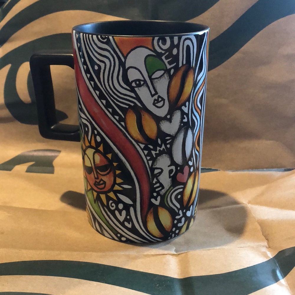 SOLD!  2 Starbucks Laolu Senbanjo Limited Edition